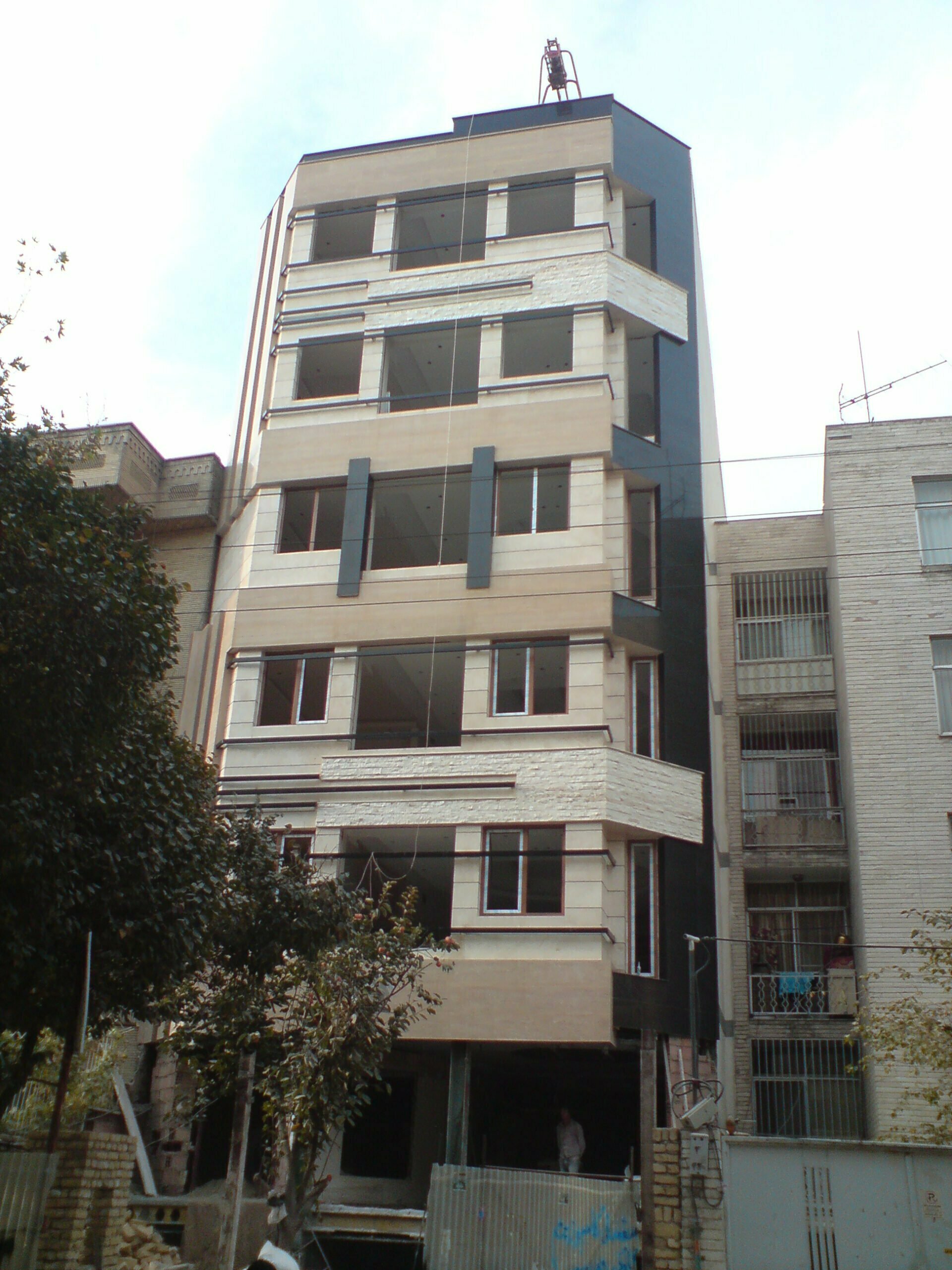 پروژه طراحی و ساخت آپارتمان گیشا