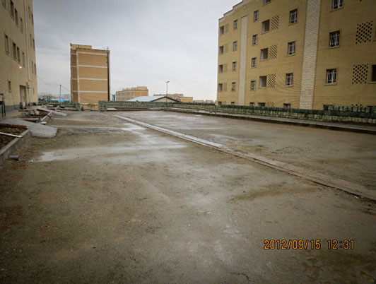 محوطه سازی منازل سازمانی